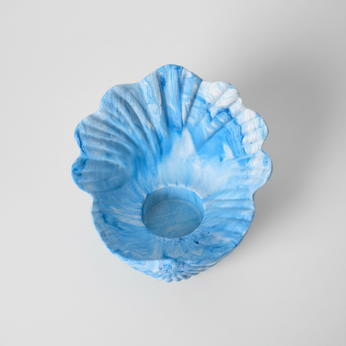 Kerzenhalter blau innen – Studio